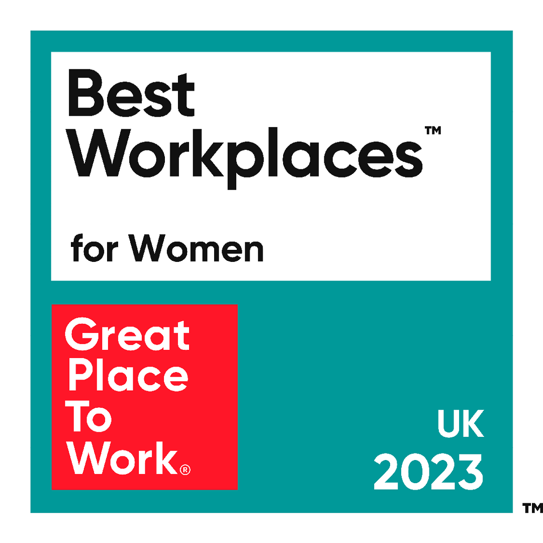 Great Places to Work Best Workplaces for Women 2023 logo