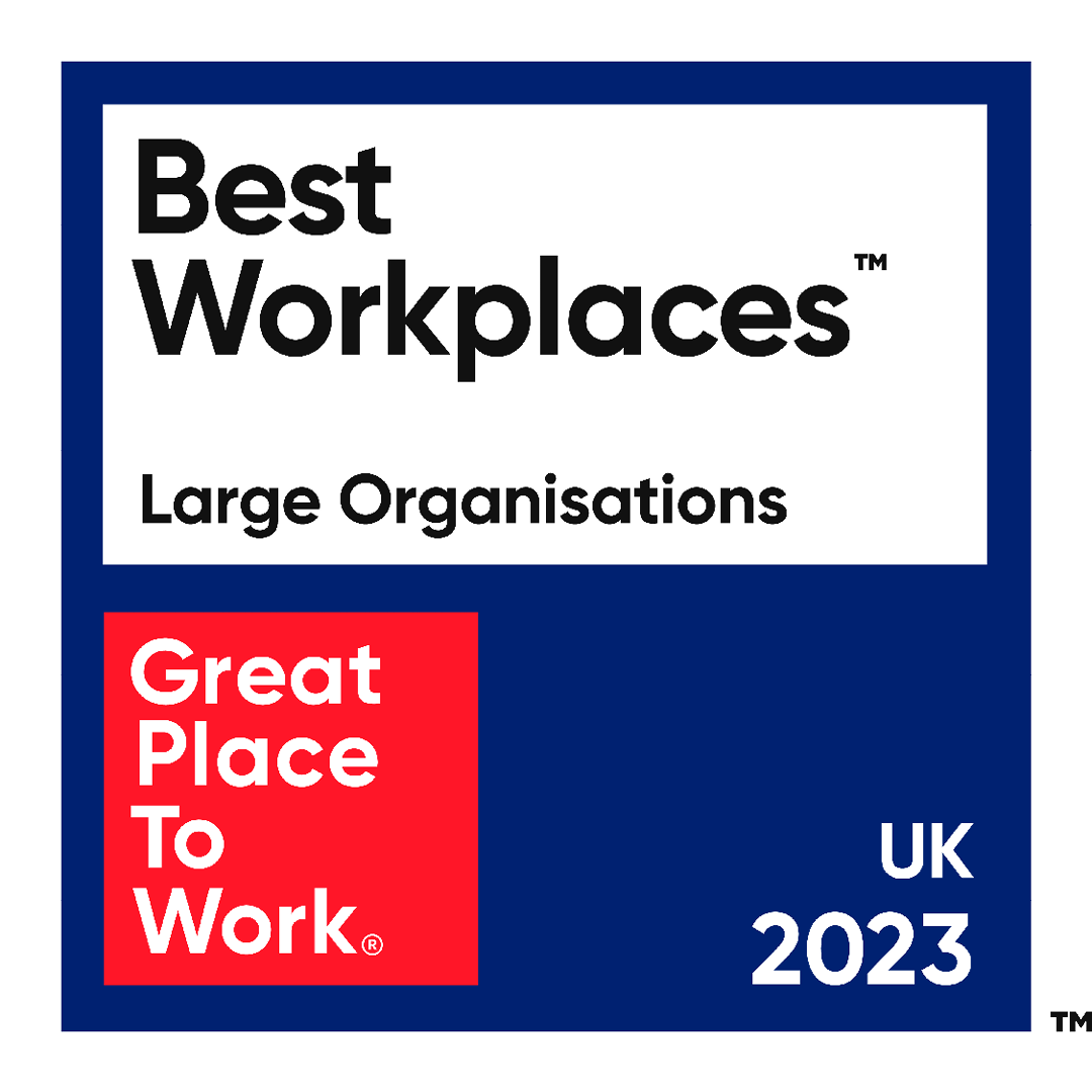 Great Places to Work Best Workplaces Large Organisations 2023 logo