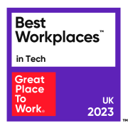 Great Places to Work Best Workplaces in Tech 2023 logo